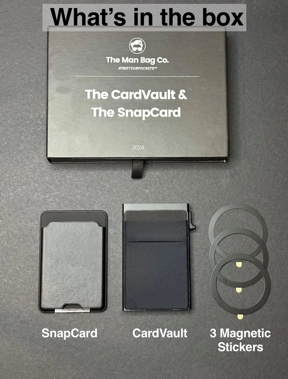 The Cardvault & Snapcard Card Holder - The Man Bag Co