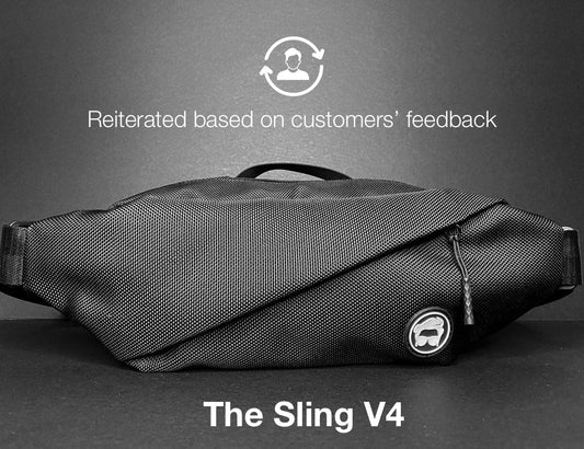 The Sling V4 - Sleek, Spacious Everyday Carry Bag - The Man Bag Co