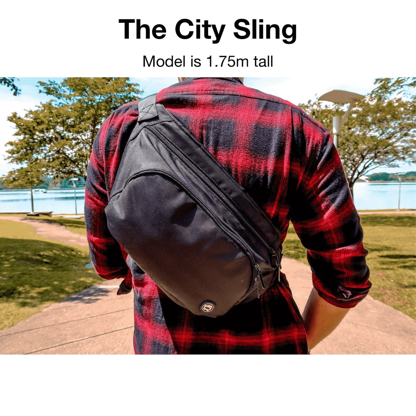 The City Sling - Men's Everyday Sling Bag - The Man Bag Co