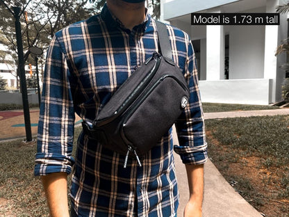 The Day Sling - Waterproof Travel Sling Bag - The Man Bag Co