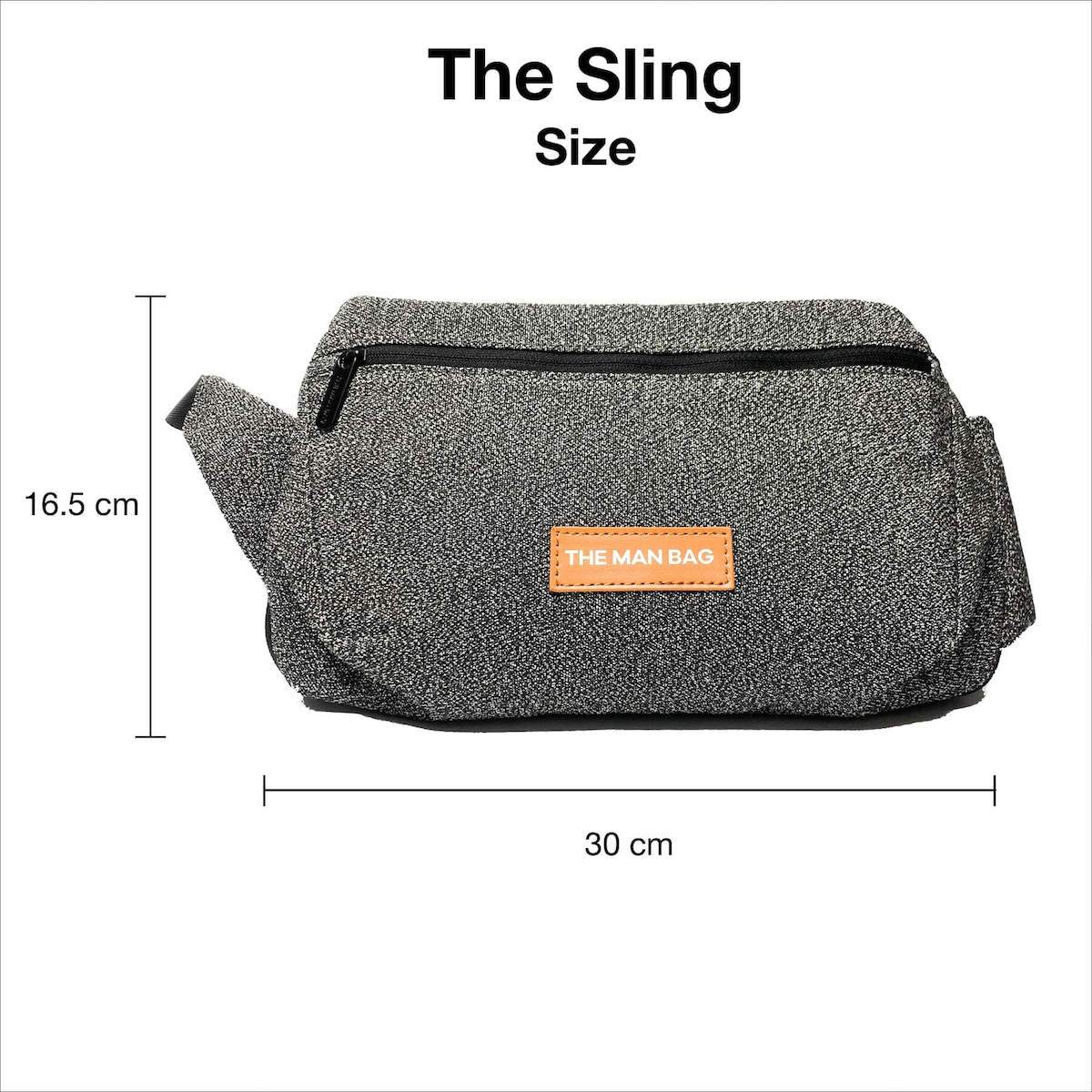 Sling outlet bag size