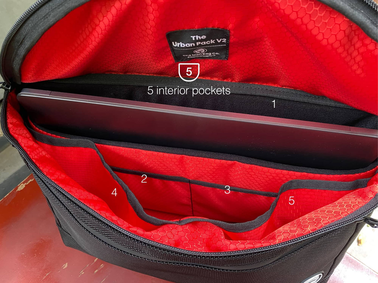 The Urban Pack V2 - The Ultimate Laptop Bag - The Man Bag Co